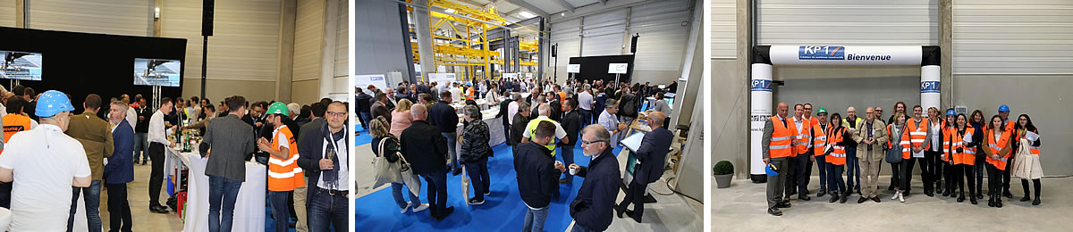 Inauguration de l'usine KP1 de Vernouillet - production de prémurs