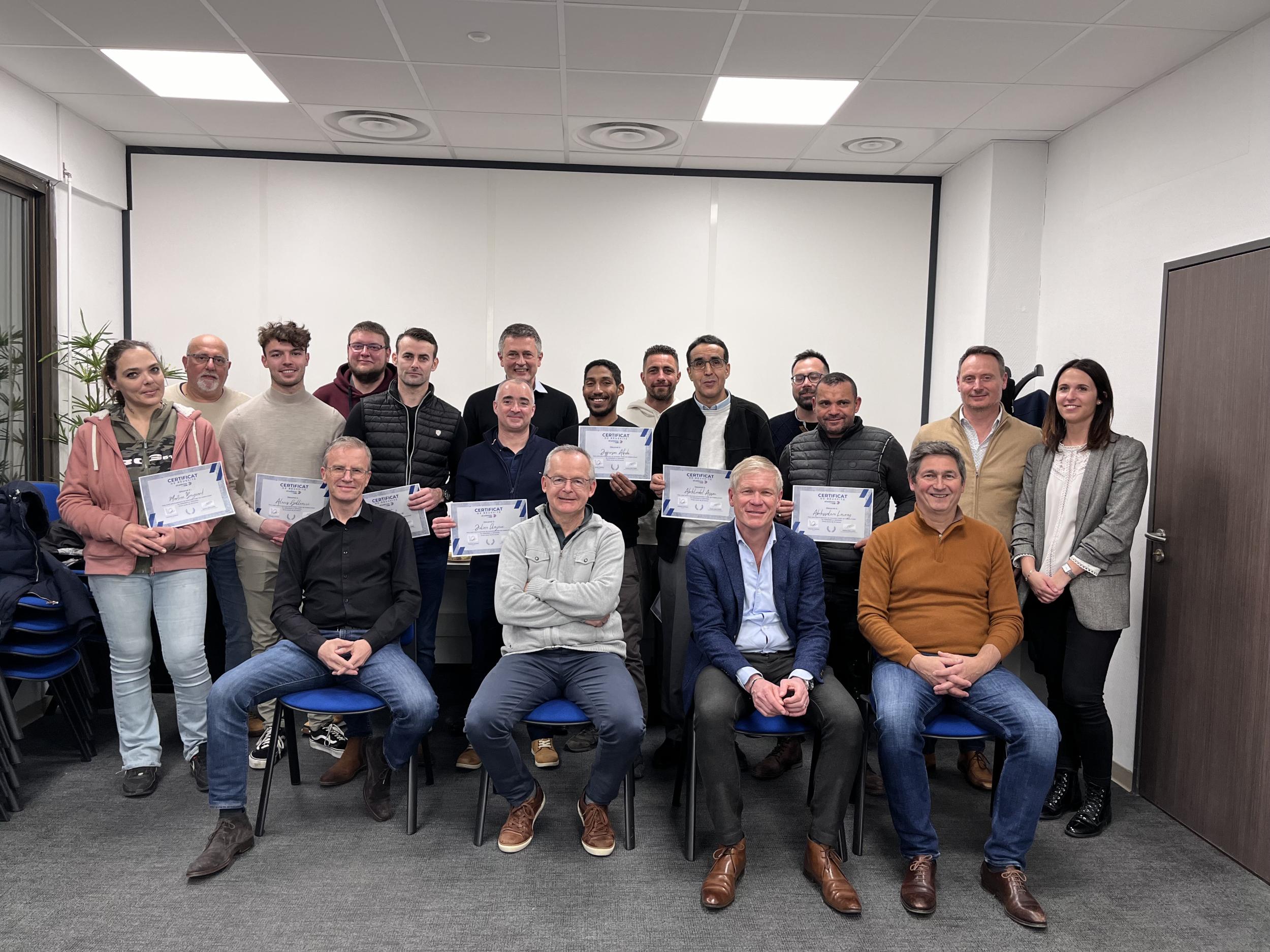 Remise de diplome chef de fabrication KP1 2024 