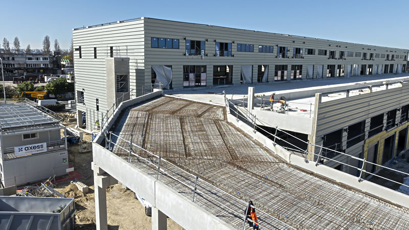 Planchers prédalles - béton précontraint