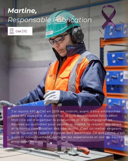 Martine - Responsable fabrication KP1