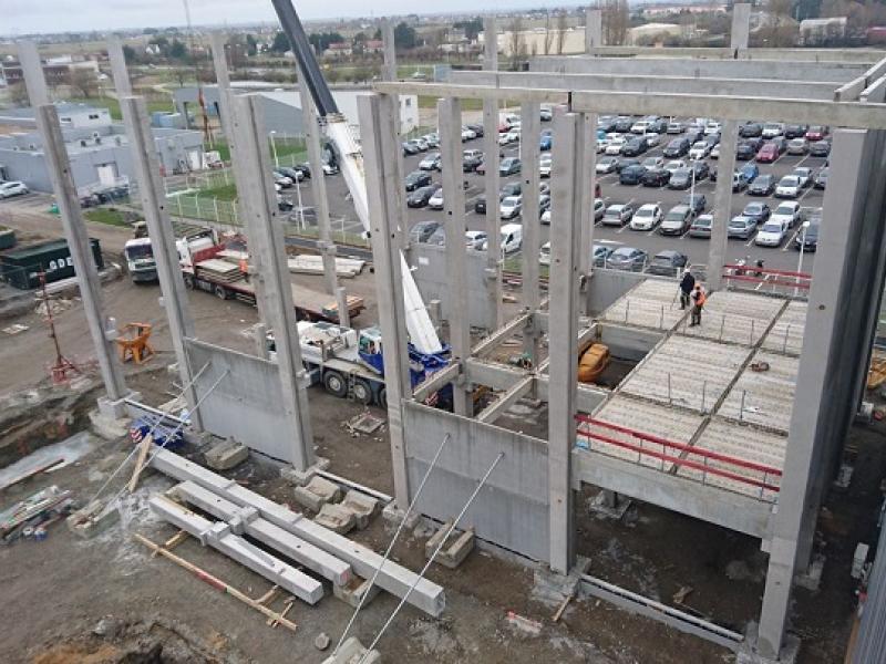 Construction d'un atelier de peinture pour Airbus