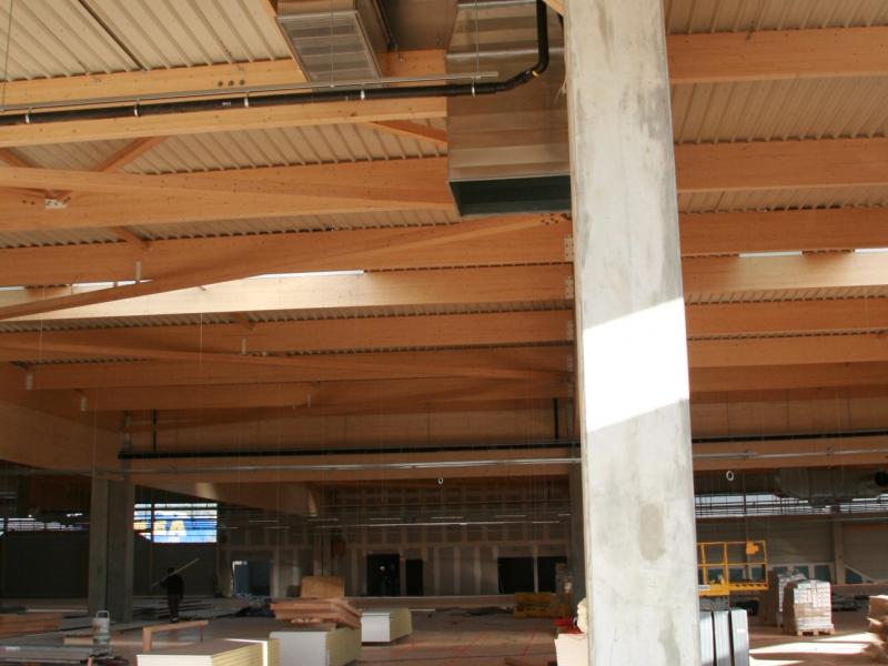 Construction du Décathlon à La Valentine - Marseille