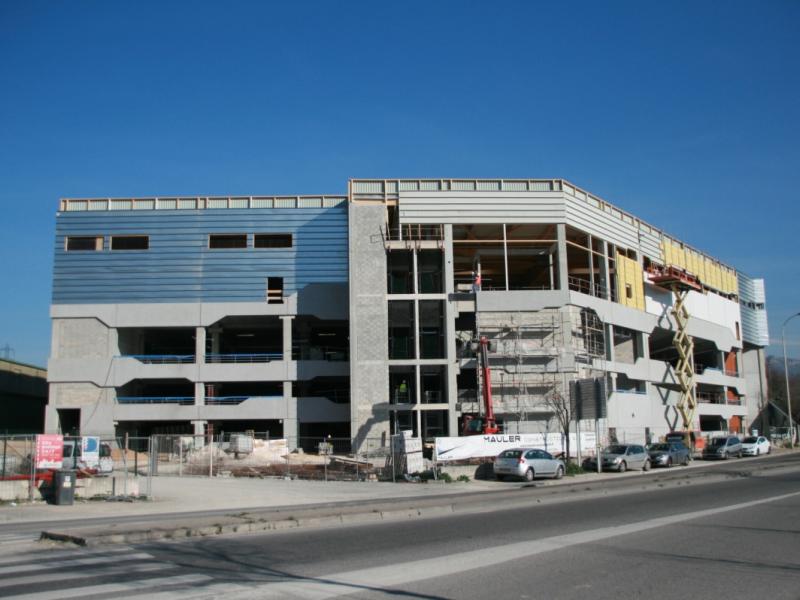 Construction du Décathlon à La Valentine - Marseille