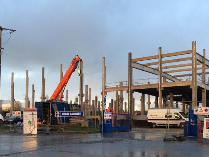 Construction de bureaux - HTL à Javené